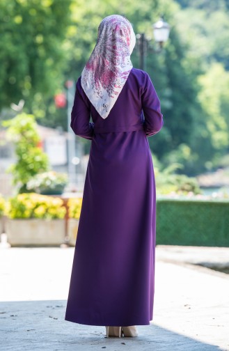 Purple Abaya 2132-06