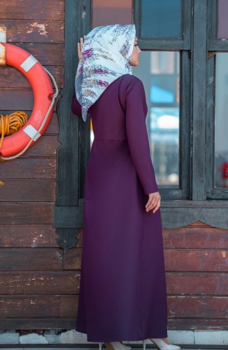 Plum Abaya 2132-07