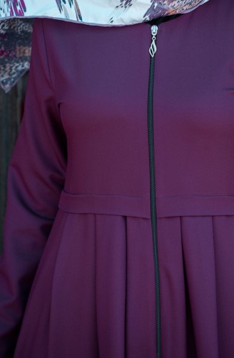 Plum Abaya 2132-07