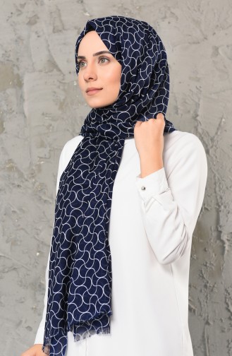 Navy Blue Shawl 600-104