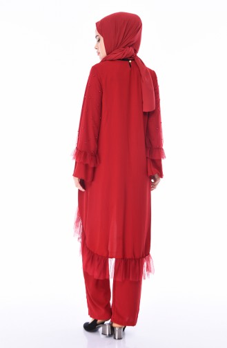 Claret Red Suit 1992-04
