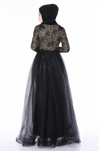 Robe de Soirée 4503-01 Noir 4503-01