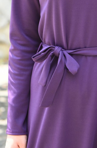 Purple Hijab Dress 2242-02