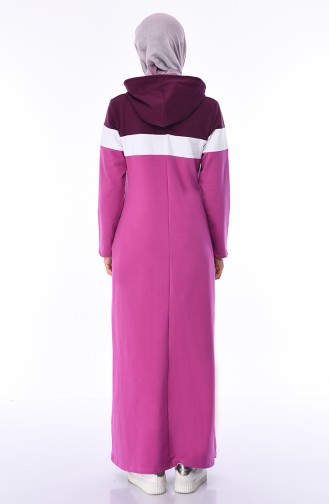 Violet Hijab Dress 7011-01