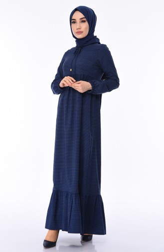 فستان أزرق كحلي 1215-02