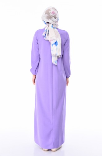 Lila Hijab Kleider 9696-01