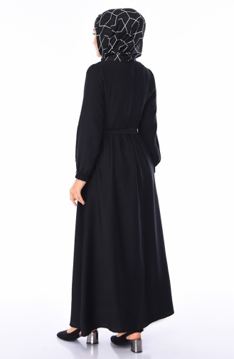 Black İslamitische Jurk 5747-04