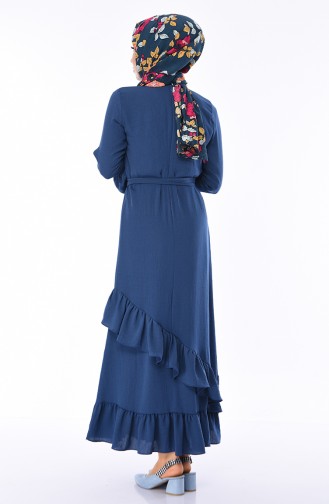 Indigo Hijab Dress 5020-06