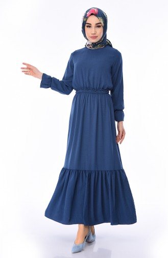فستان أزرق كحلي 5030-01