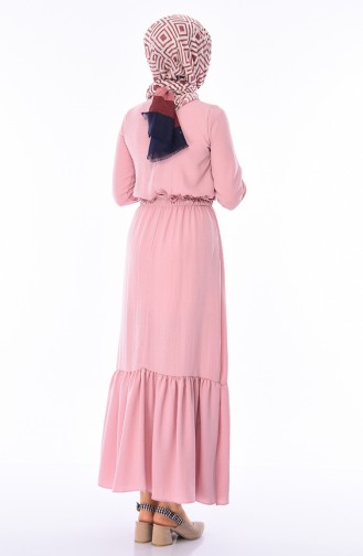 Powder Hijab Dress 5030-04