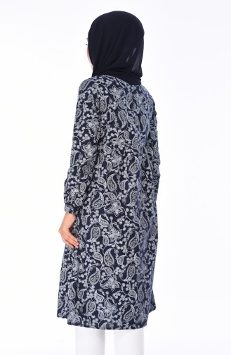 Navy Blue Tuniek 1216-01