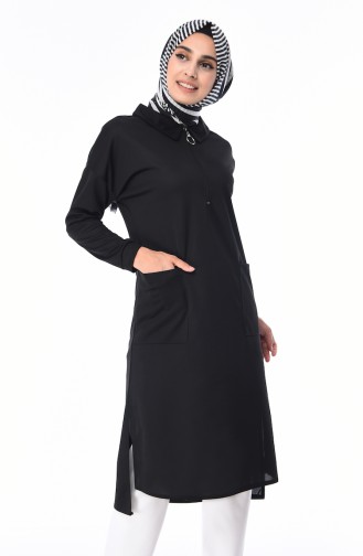 Bat Sleeve Tunic 4173-01 Black 4173-01