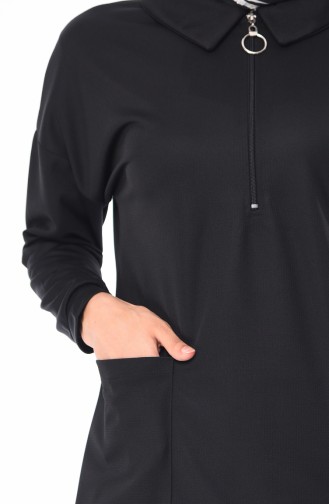 Bat Sleeve Tunic 4173-01 Black 4173-01