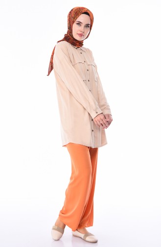 Pantalon Large 2095-02 Orange 2095-02