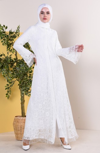 Ecru Abaya 0012-02