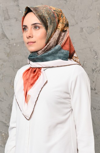 Dark Salmon Scarf 2280-14