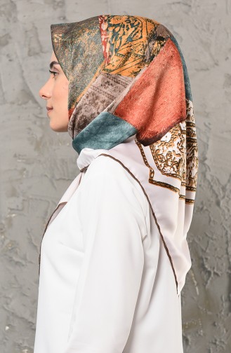 Dark Salmon Scarf 2280-14