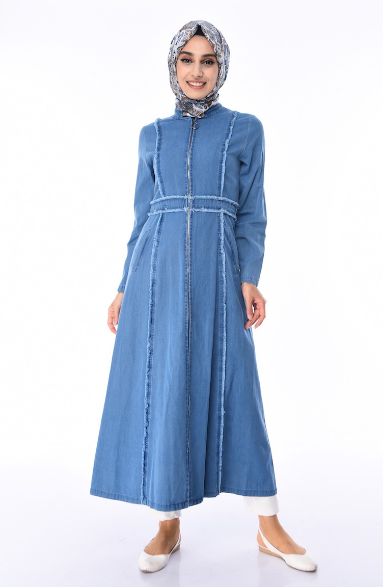 Sacakli Tensel Kot Ferace 0352 01 Kot Mavi 0352 01 Sefamerve