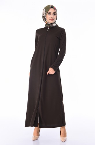 Dunkel Khaki Abayas 99140-15