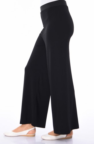 Pantalon Taille élastique 2708-01 Noir 2708-01