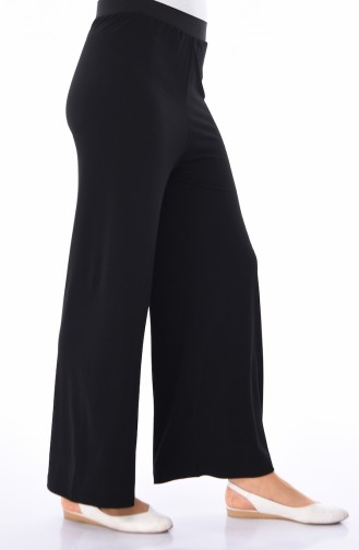 Pantalon Taille élastique 2708-01 Noir 2708-01