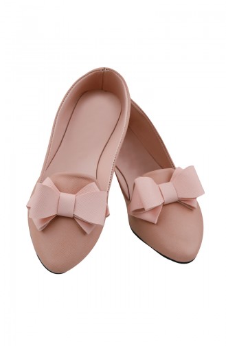 Pink Woman Flat Shoe 0126-07