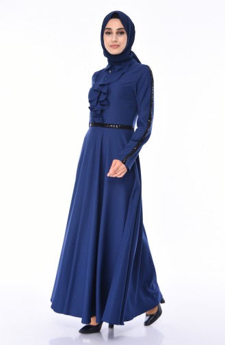 Robe Hijab Bleu Marine 81660-02