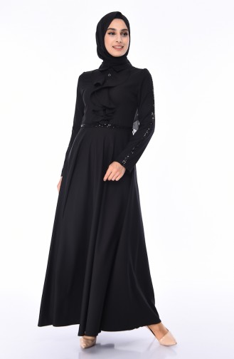 Robe Hijab Noir 81660-04