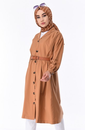 Beige Trench Coats Models 5482-03