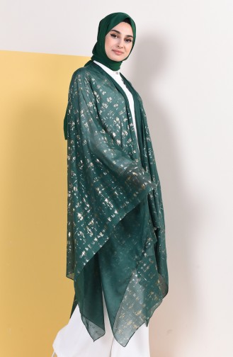 Smaragdgrün Pareo 25058-04