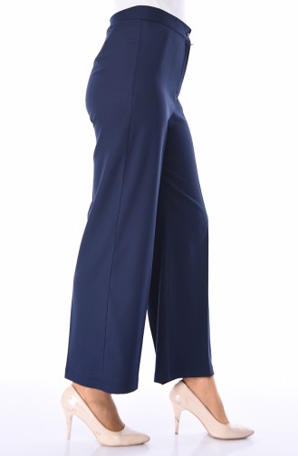 Pantalon Large 1108-02 Bleu Marine 1108-02