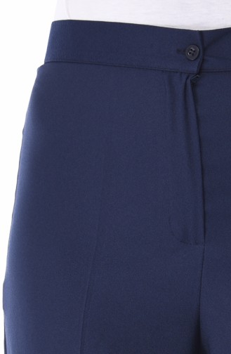 Pantalon Large 1108-02 Bleu Marine 1108-02