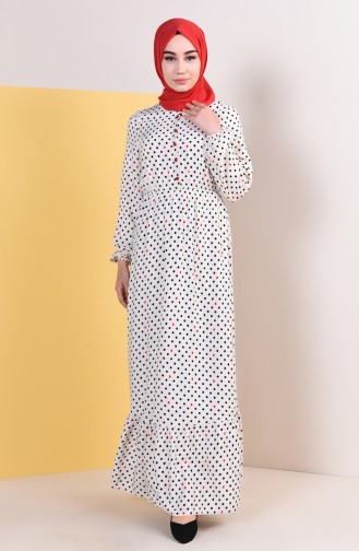 Ecru Hijab Dress 2011-02