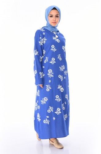 فستان أزرق 0450-08