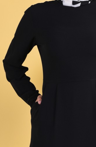 Black Hijab Dress 2033-01