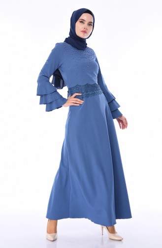 Indigo Hijab Dress 8Y3837000-01