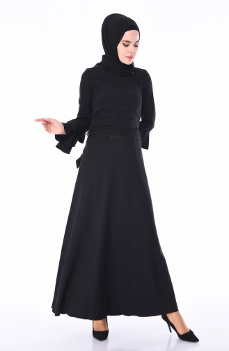 Black Hijab Dress 8Y3837000-02