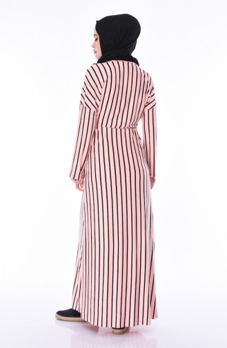 Powder Hijab Dress 1091-02