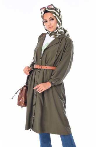 Khaki Trench Coats Models 5482-04