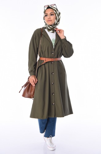 Khaki Trench Coats Models 5482-04