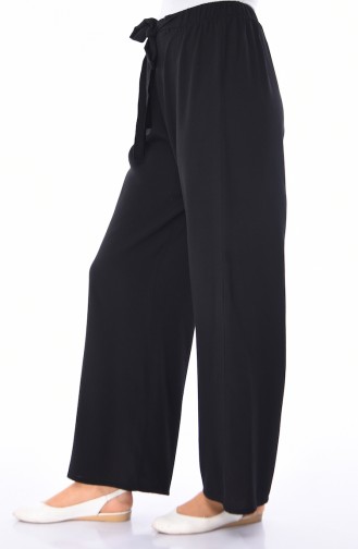 Pantalon Large élastique 0689-03 Noir 0689-03