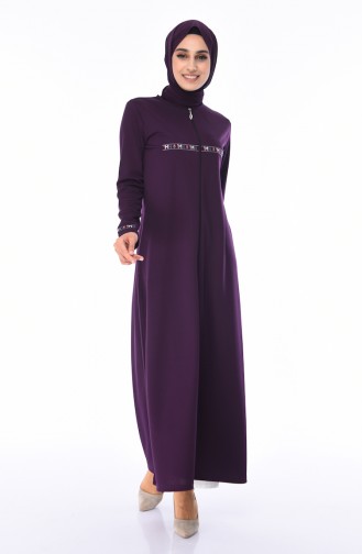 Purple Abaya 99216-02