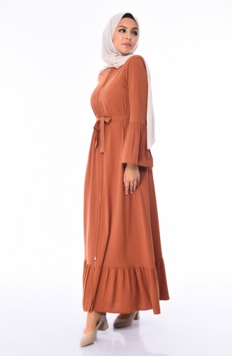 Spanischer Arm Abaya 6011-06 Tabak 6011-06