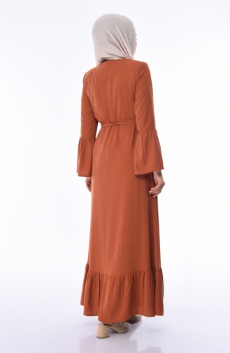 Tobacco Brown Abaya 6011-06