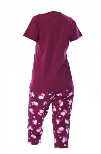 Weinrot Pyjama 810163-01