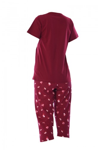 Weinrot Pyjama 810167-01