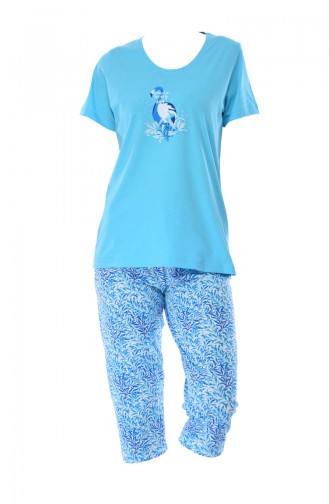 Light Turquoise Pajamas 810214-01