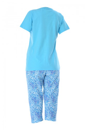 Helltürkis Pyjama 810214-01
