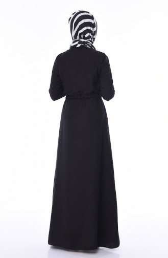 Black İslamitische Jurk 4280-01