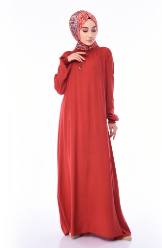 Robe Hijab Bordeaux 0071-02